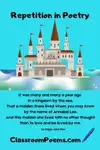 Repetition in poetry sets the mood and the rhythm of a given poem. Here are examples of poems using this device.