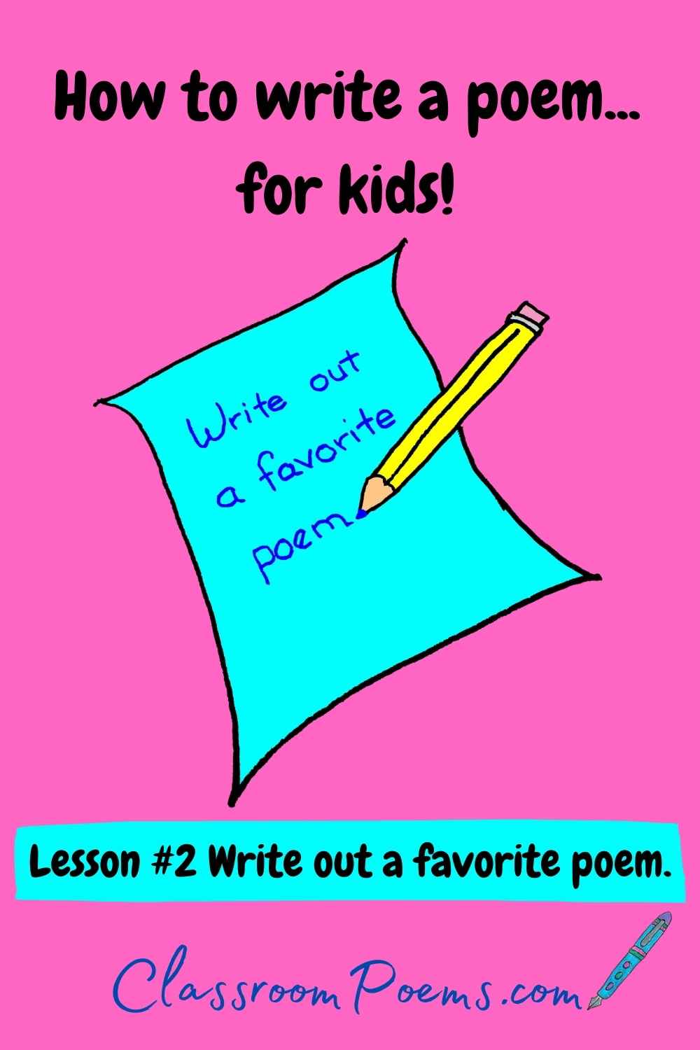 How to Write a Poem: Poetry Lessons