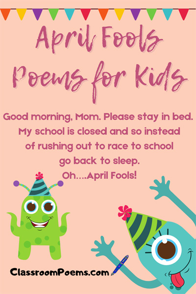 April Poems For Kids