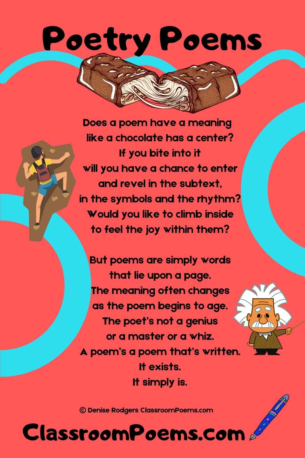 Poetry Poems for kids by Denise Rodgers on ClassroomPoems.com.