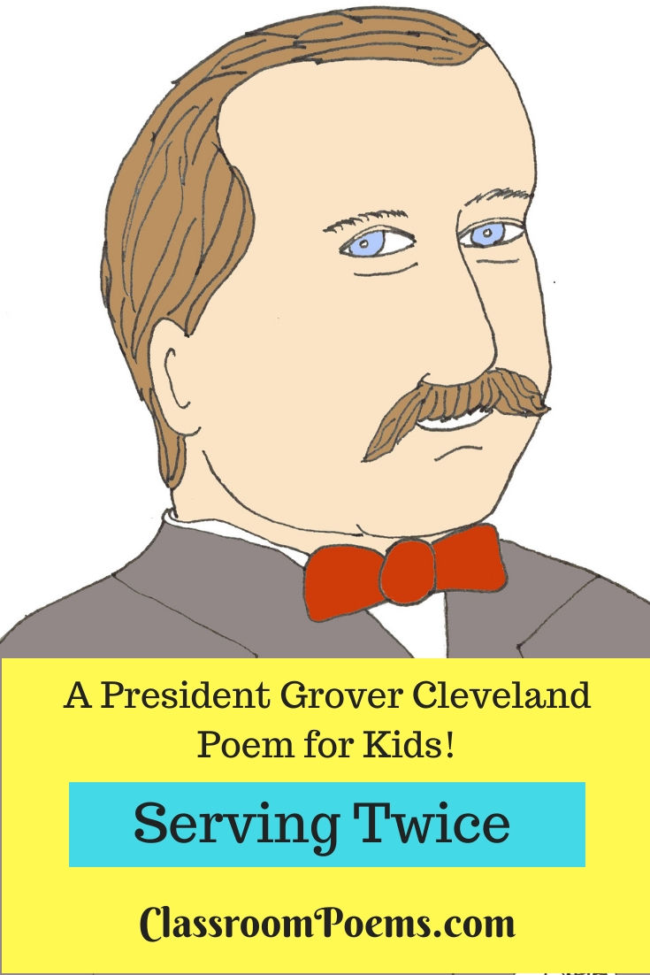 President Grover Cleveland poem. Grover Cleveland drawing. Grover Cleveland cartoon.