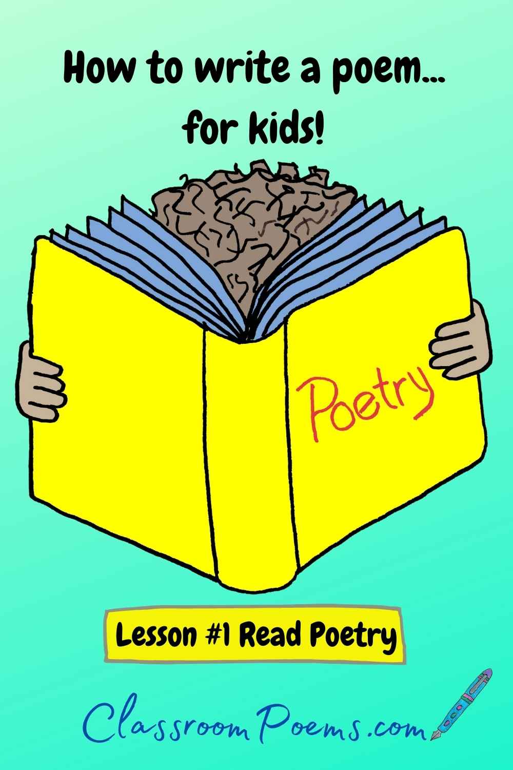 Twelve Poetry Lessons designed to teach you how to write a poem.  Or how to teach poetry. Read, write... and enjoy!