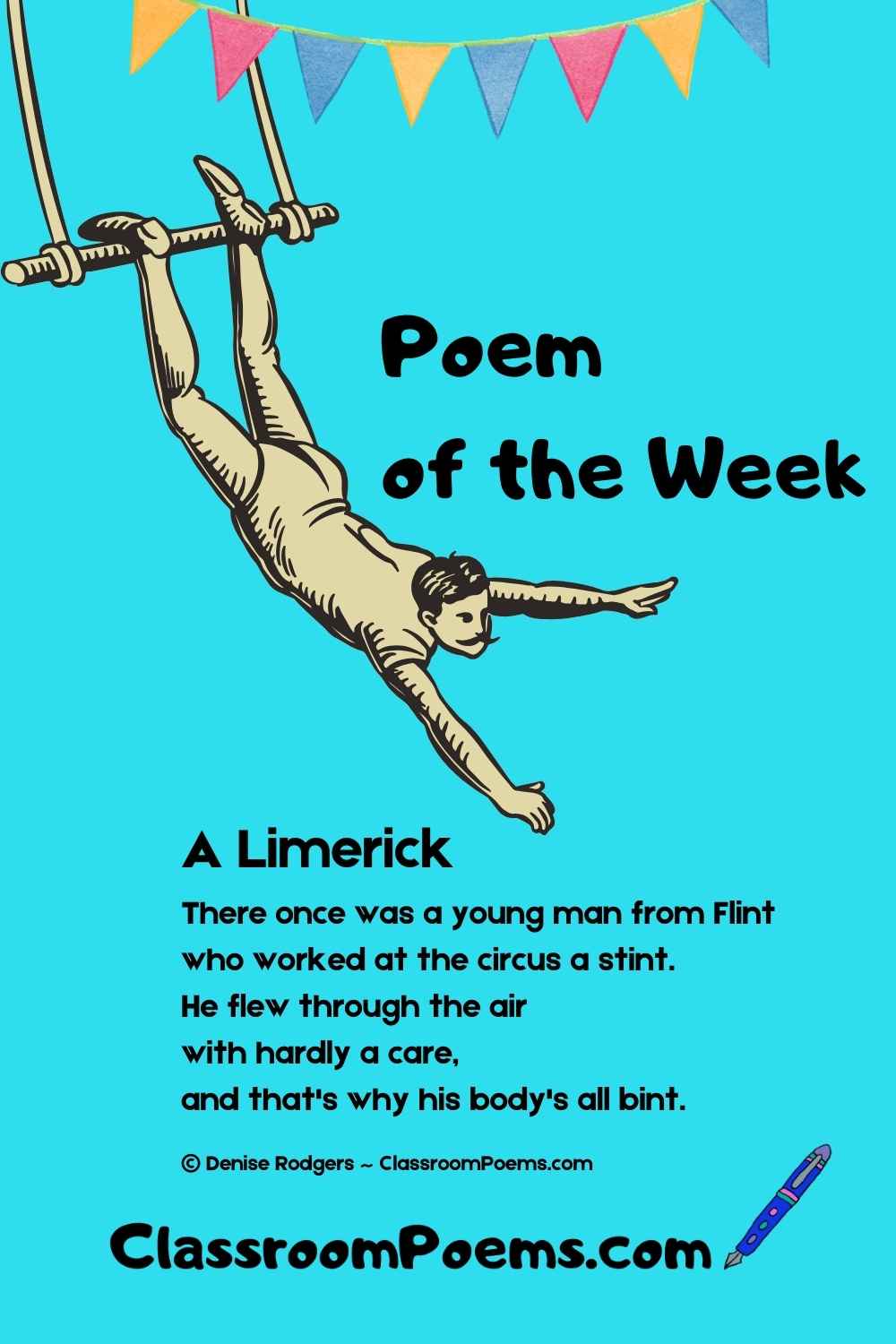 Limericks by Denise Rodgers on ClassroomPoems.com.