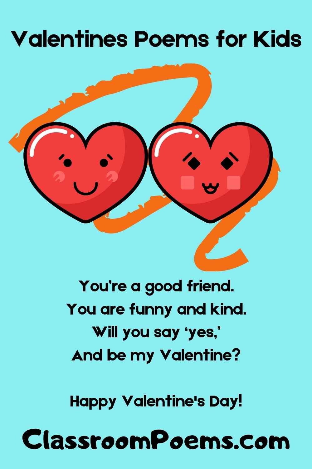 These Valentine poems for kids are perfect for passing to friends in the classroom.