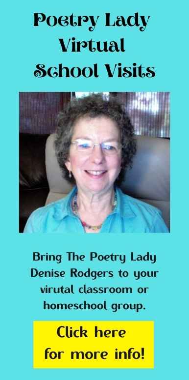 Poetry Lady virtual school visits.