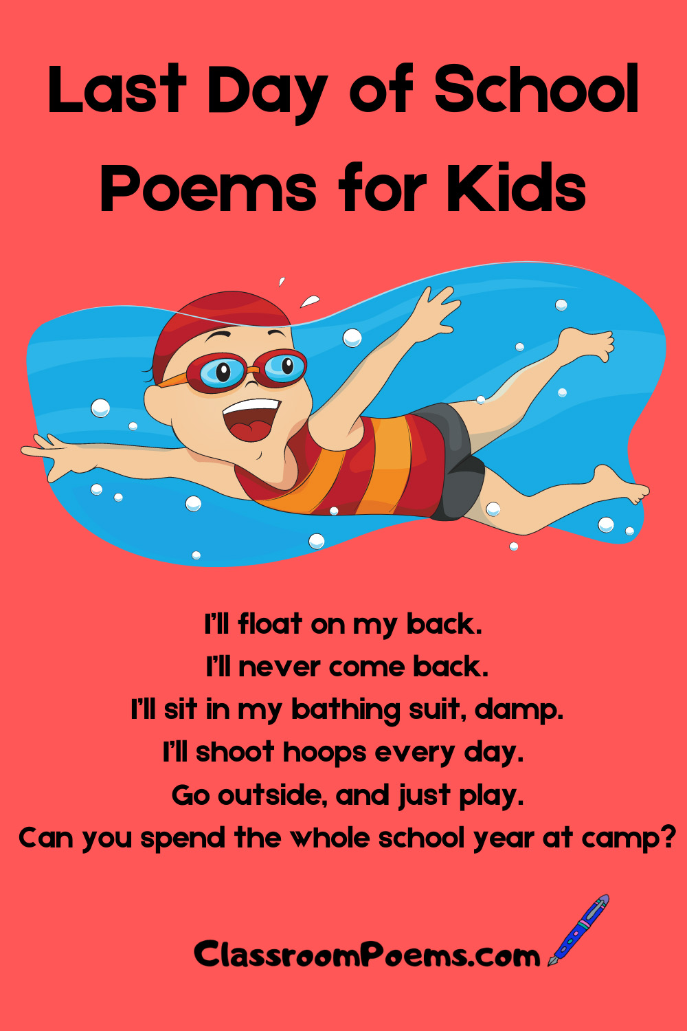 last day of school poems, last day of school poems for kids